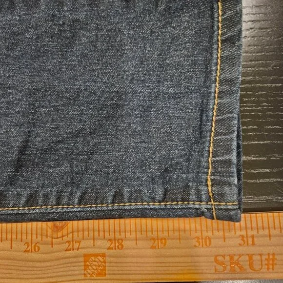 Womens High-Waisted Dark Wash Skinny Jeans 1X By B.O.B With Stretch Cotton Blend - Picture 3 of 6